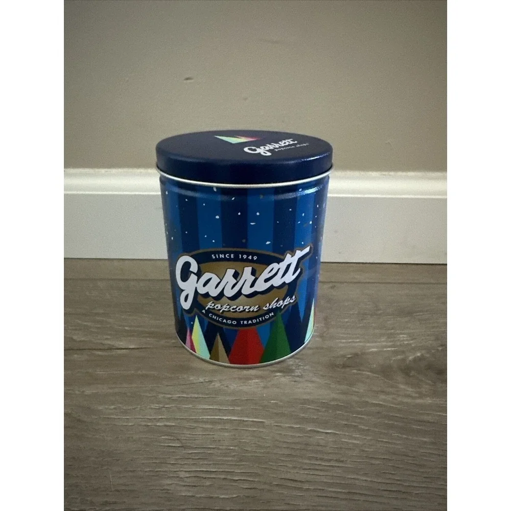 RARE Large Empty Tub / Tin Garrett Popcorn ~ 5